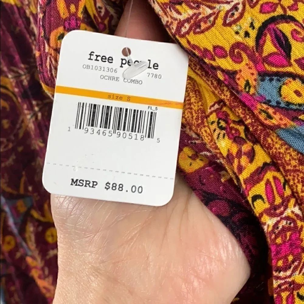 Free People | Count Me In Trapeze Tunic Top | S - Picture 8 of 8